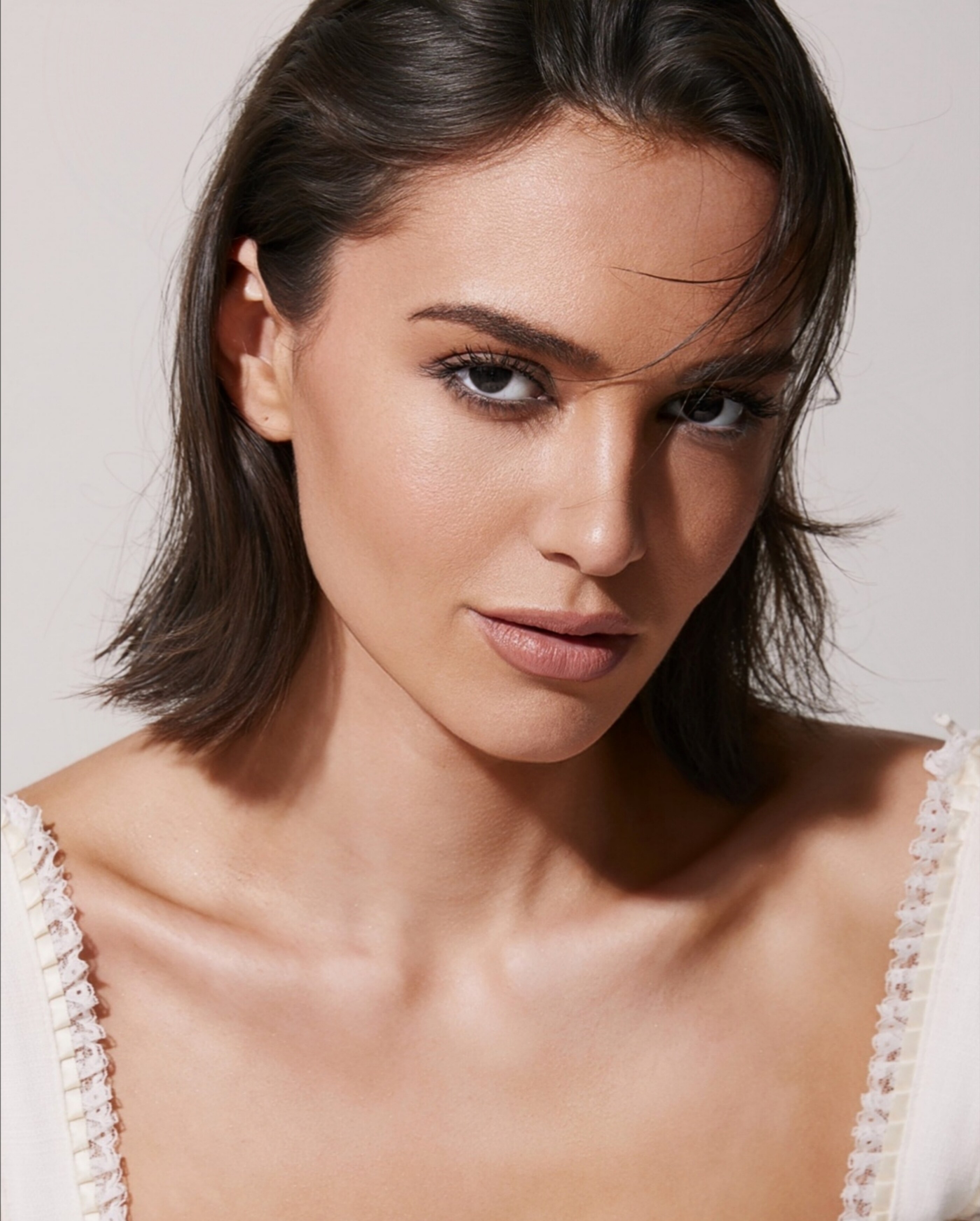 Close-up profile of a woman showing a refined nasal contour